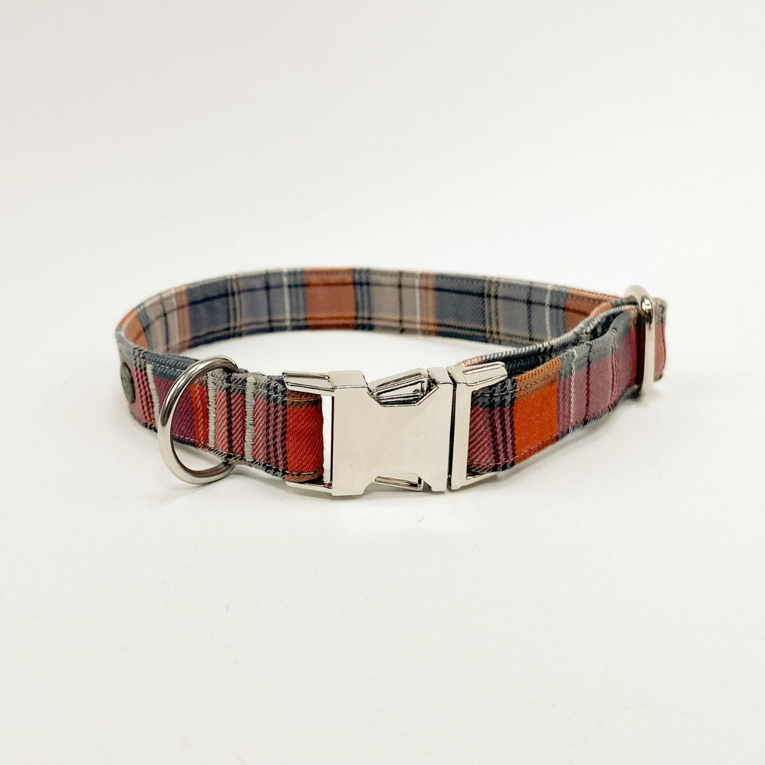 Plaid puppy collar best sale